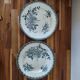 Lot 2 assiettes plates terre de fer