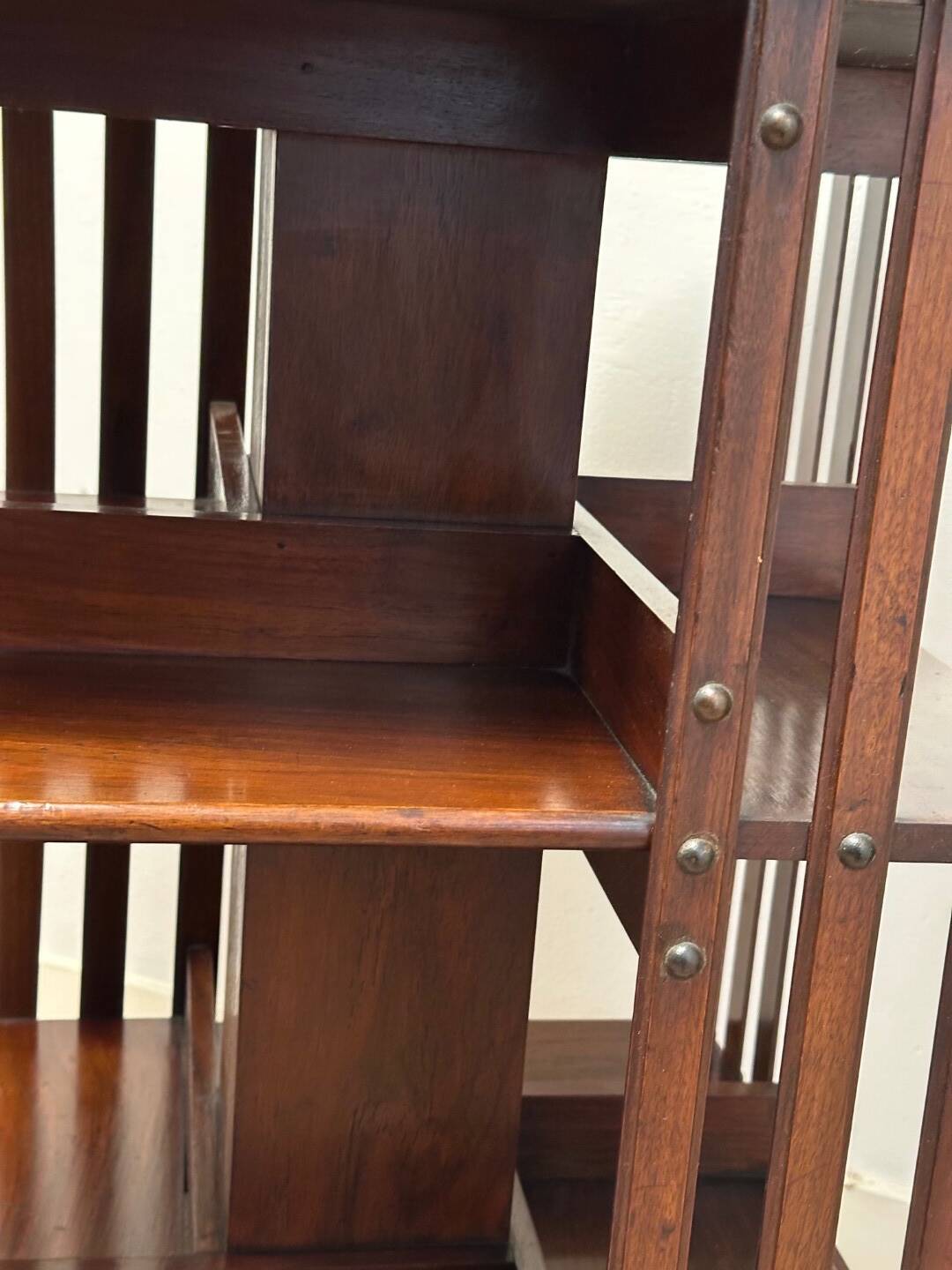 Antique revolving bookcase