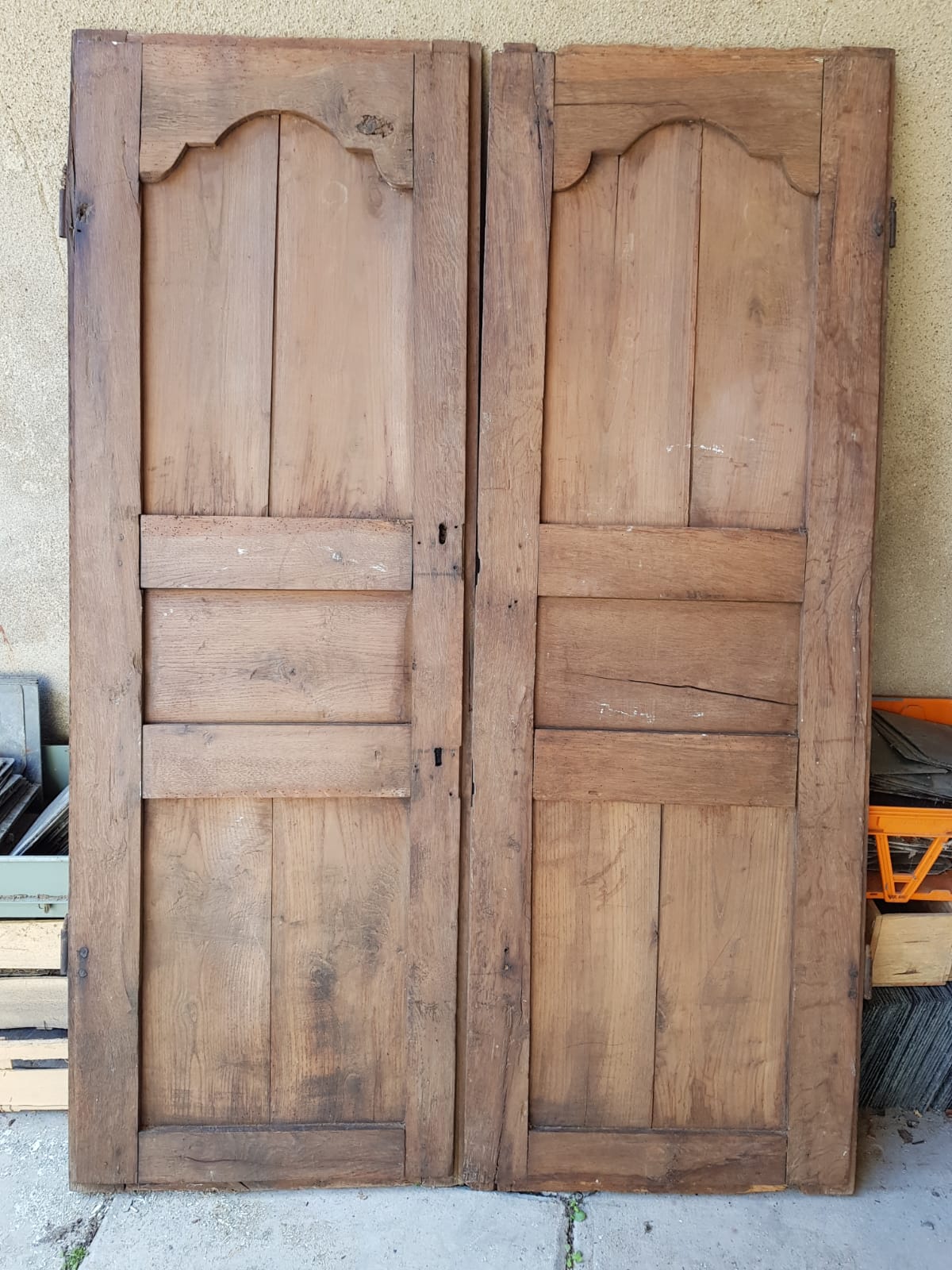 Old double doors
