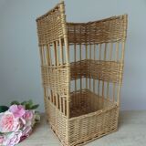 Large vintage bread basket – Wicker & rattan – French bakery style
