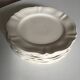 8 Sarreguemines ivory plates to gadroons 20cm