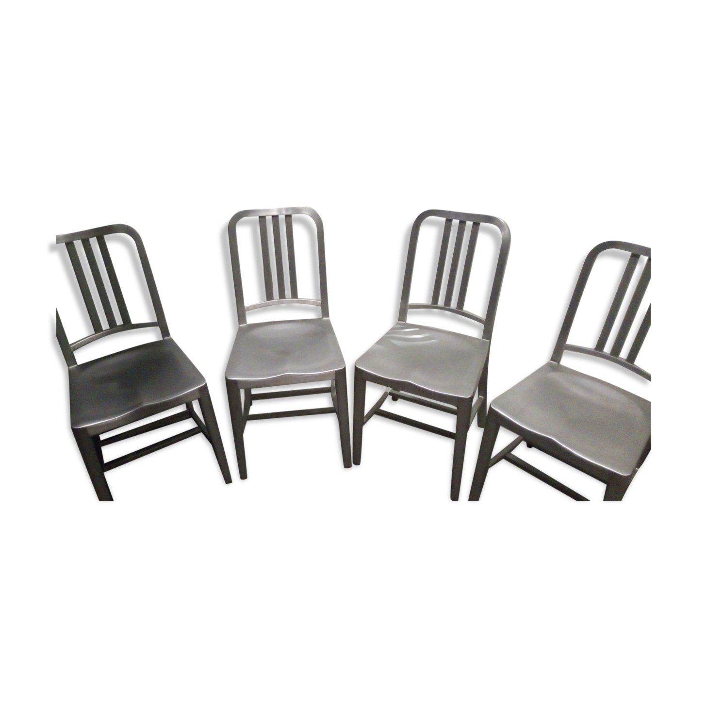 Lot de 4 chaises us navy emeco