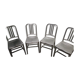 Lot de 4 chaises us navy emeco