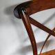 Set of 4 wooden bistro chairs