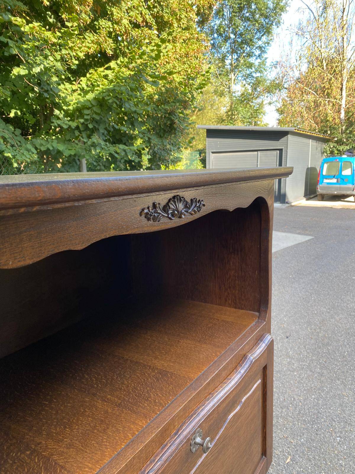 Louis XV style wooden secretary