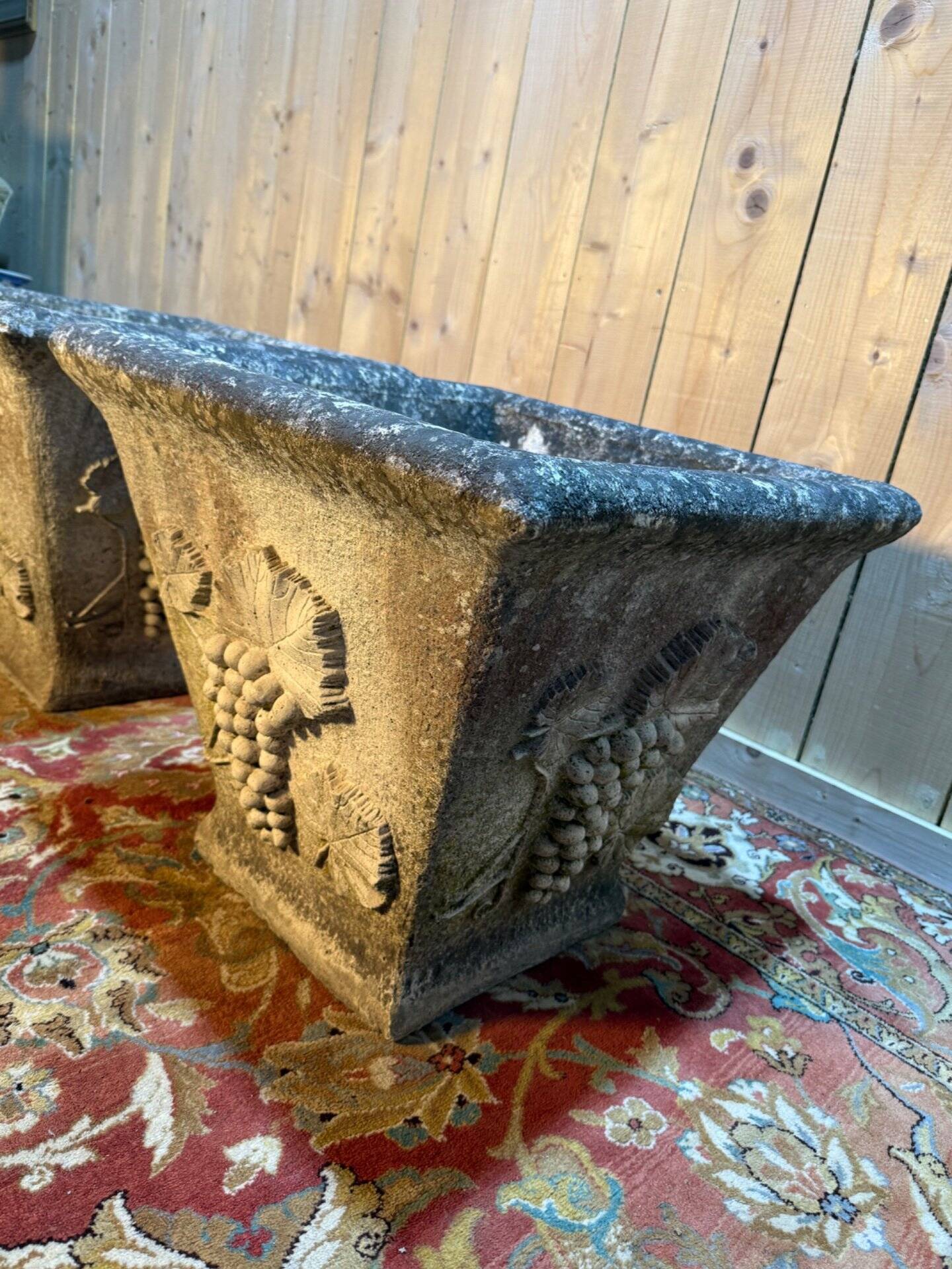 Pair of stone planters