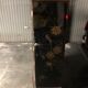Chinese lacquered sideboard signed