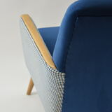 Square chair velvet hen's feet