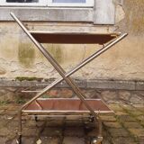 Rolling dessert trolley from the 1960s