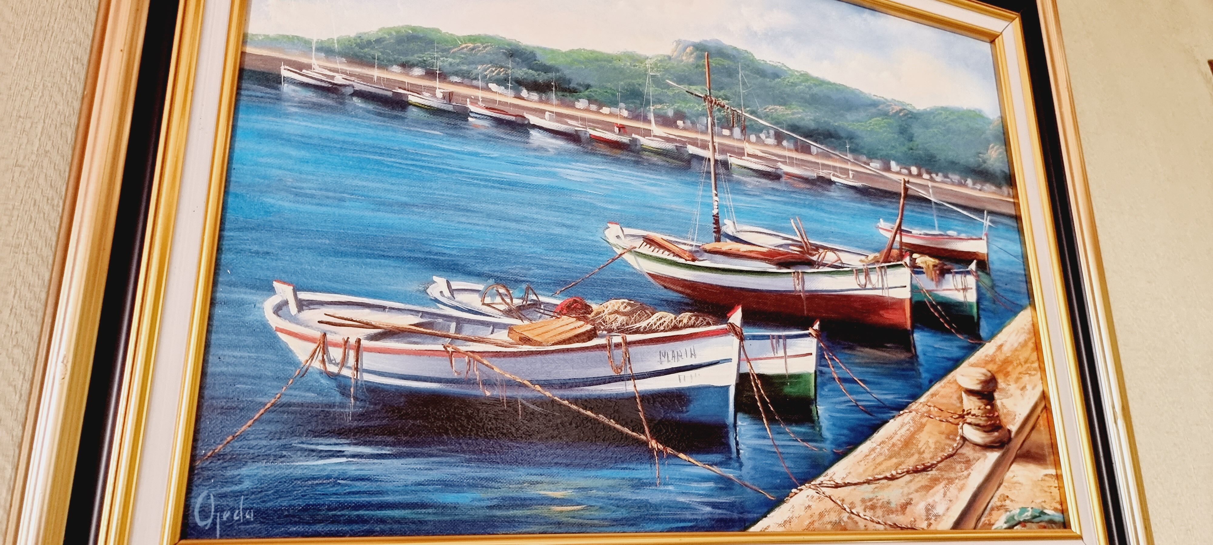 Cuadro con Óleo sobre Lienzo Original firmado por Ojeda