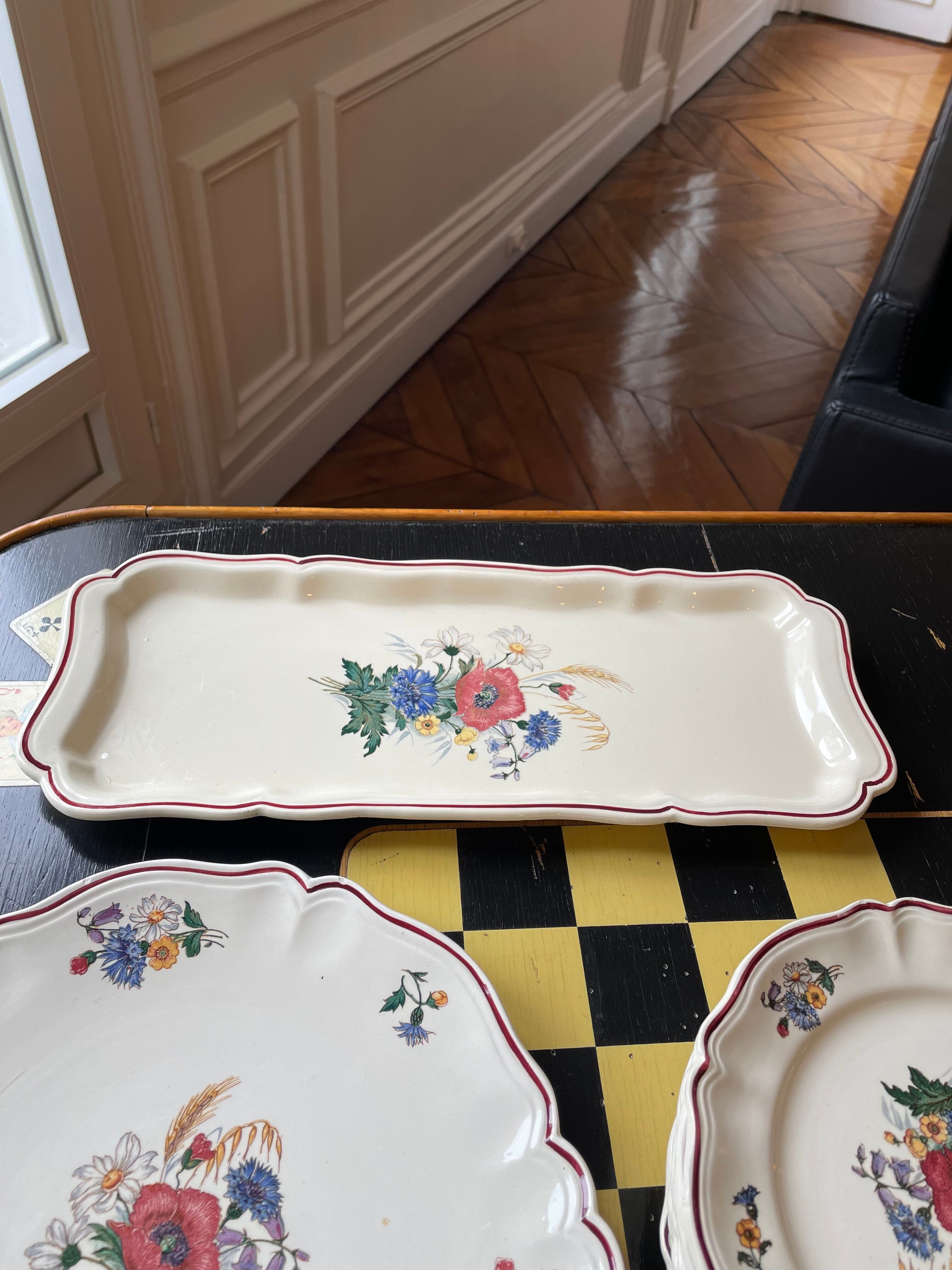 Dessert service agreste sarreguemines