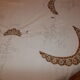 Nappe brodée vintage 250 x 170 et 12 serviettes