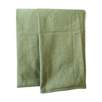 Green cotton cushion ☐ 40 cm