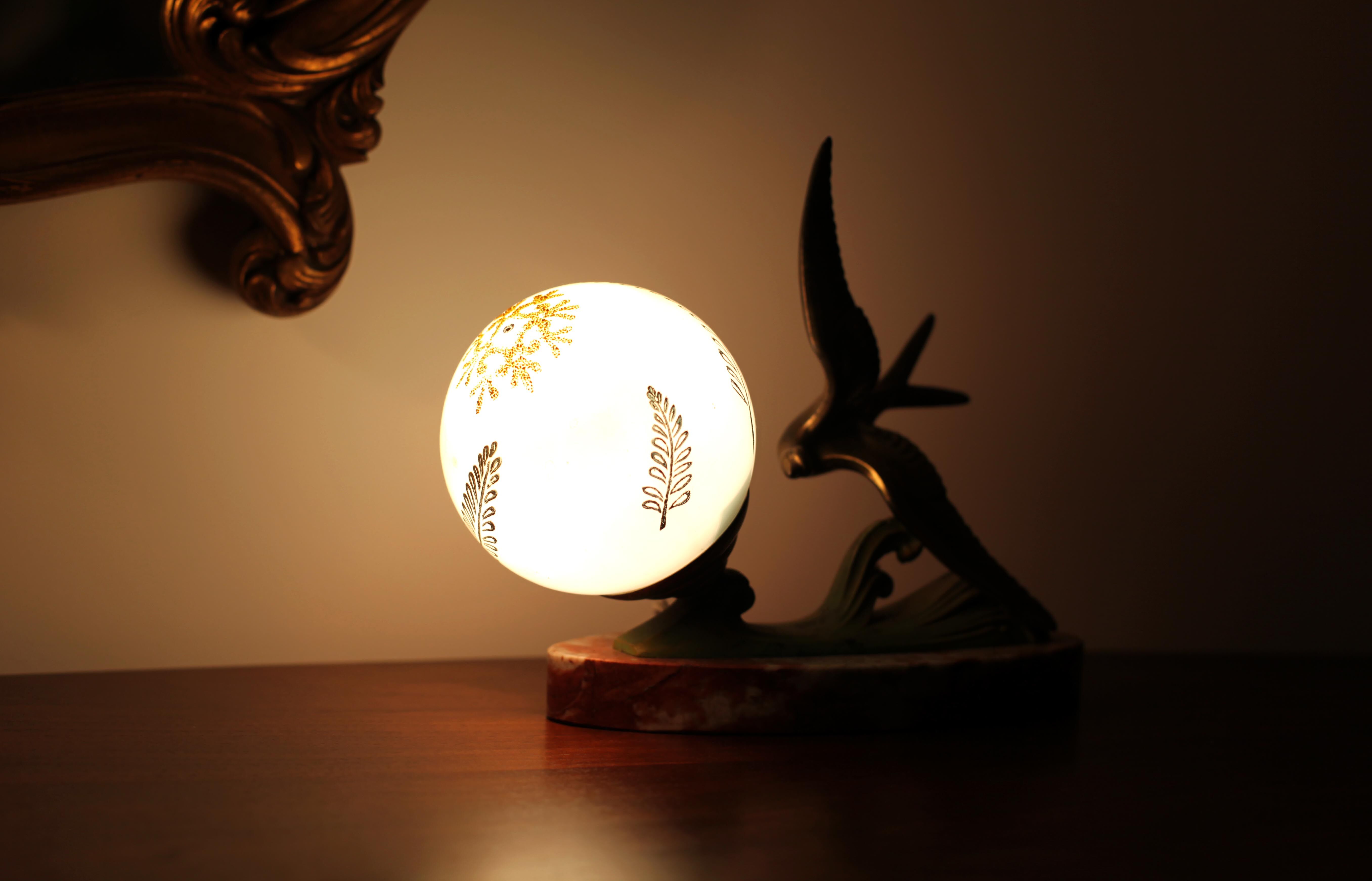 Art-deco lamp year 1950/60