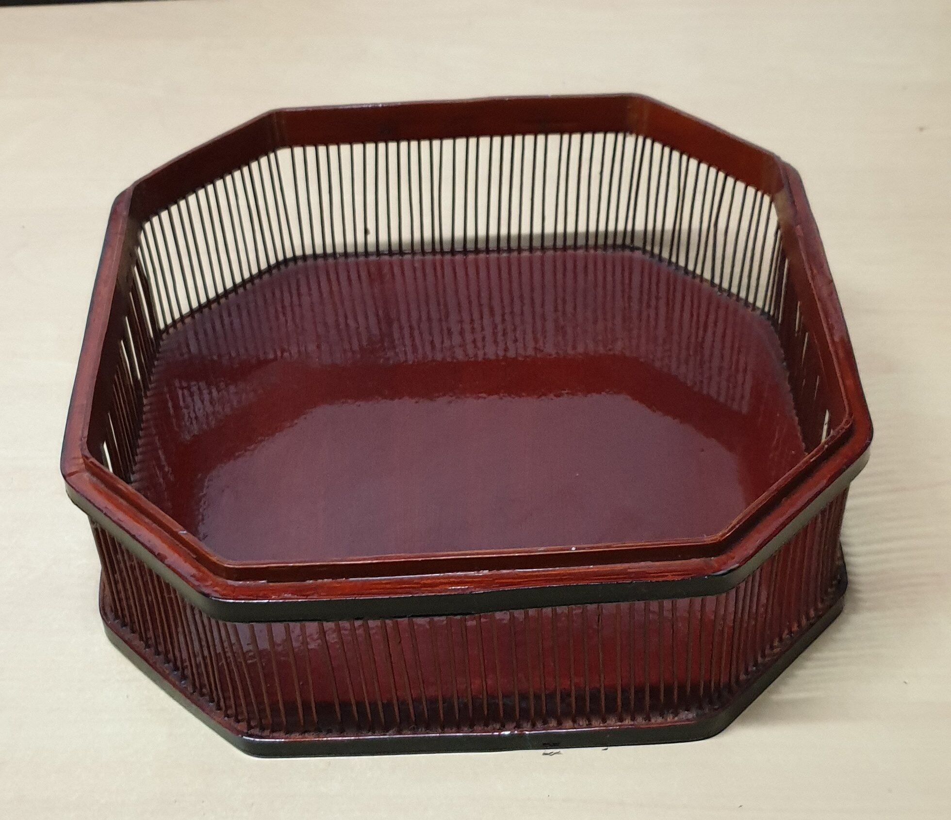 Chinese bamboo picnic basket