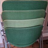 Set of 4 DSC 106 Chairs by Giancarlo Piretti Anonima Castelli, 1965.