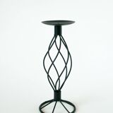 Vintage wrought iron candle holder