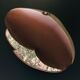 "Fish" cut in copper and mother-of-pearl by G. Espinosa, Mexico 60s