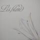 Flower board -White Lily- Illustration of medicinal plants