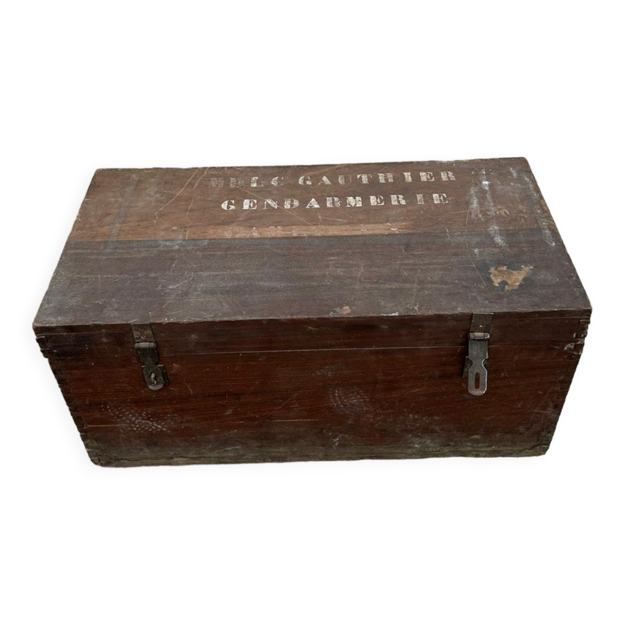 Wooden chest / military trunk