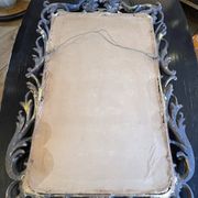 Gilded mirror Louis XV Rocaille in Carved and Stuqué Wood, nineteenth century