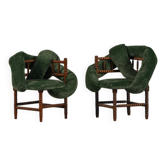 Vintage Bobbin Chairs, reimagined by Corina Olaru, Holland 1930s, set of 2
