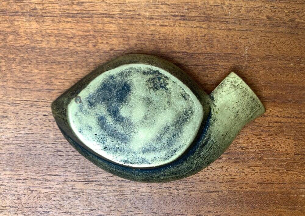 Bronze ashtray from the mid-century, 1950s.
