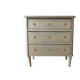 Retro wooden chest of drawers painted grey