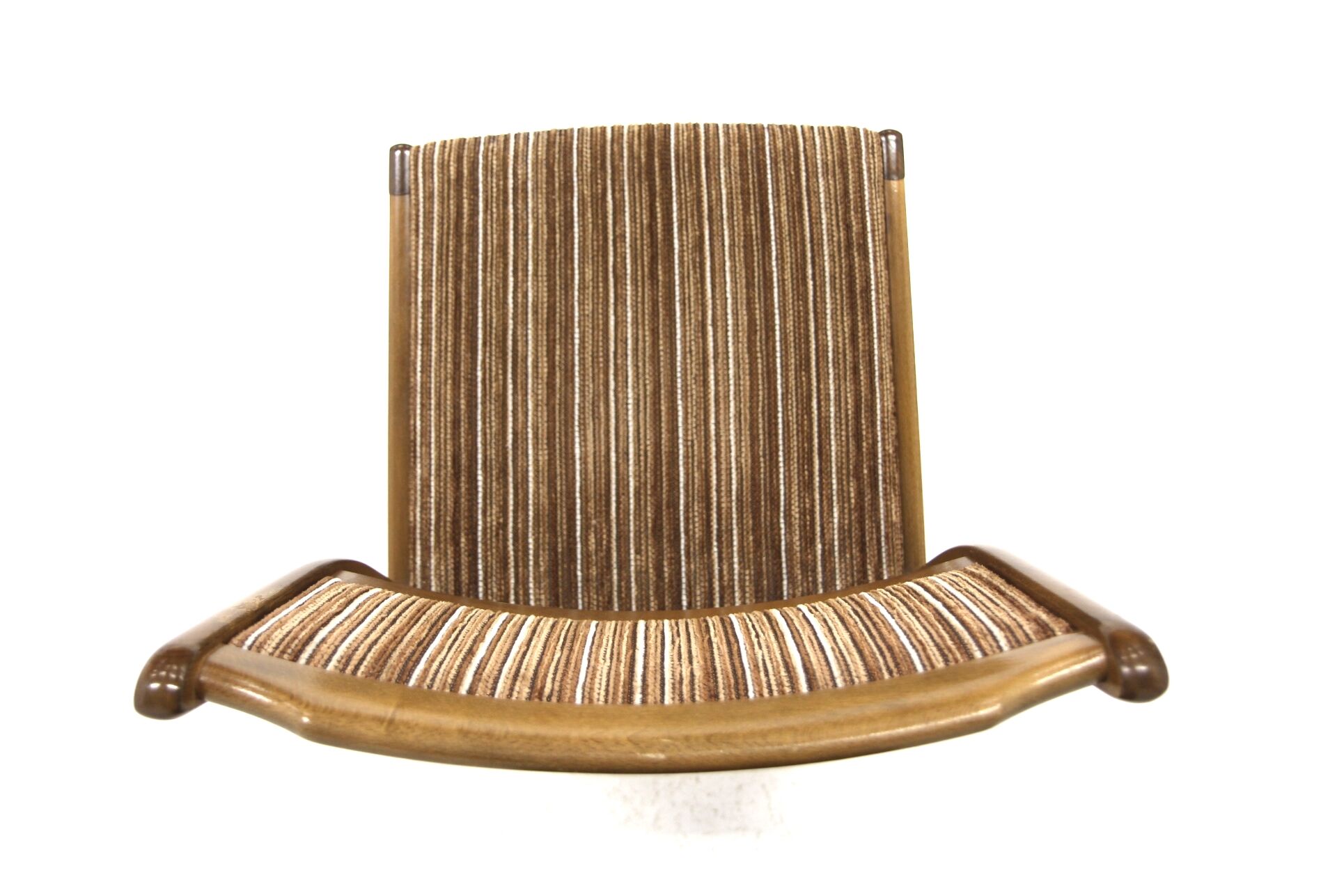 Set of 4 Scandinavian beech chairs, Sweden, 1960