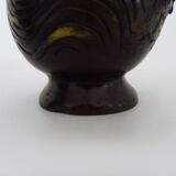 Pair of Japanese dragon vases in patinated bronze - 1900