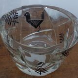 Cut glass cut decoration birds