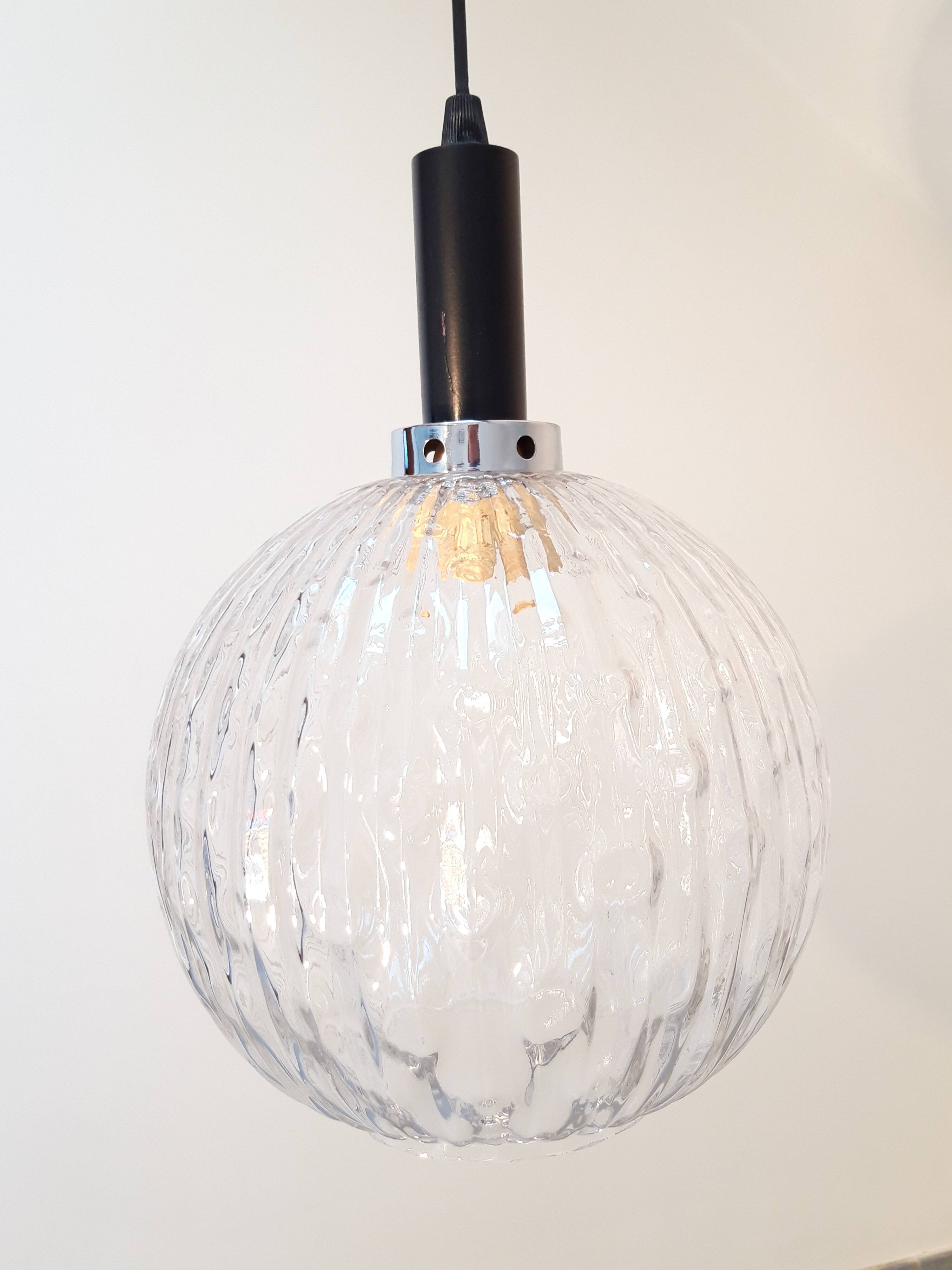 70's glass ball suspension