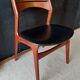 4 Danish chairs in solid teak, model 310 , design Erik Buch