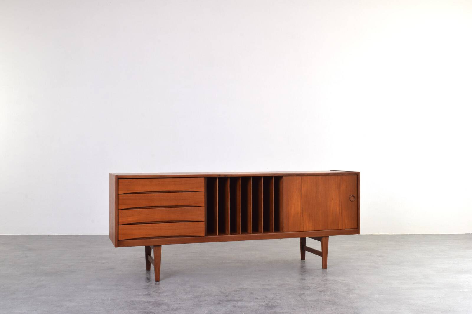 Hi-Fi sideboard in teak mid-century Ulvö by Erik Wørts for Ikea, 1960s.