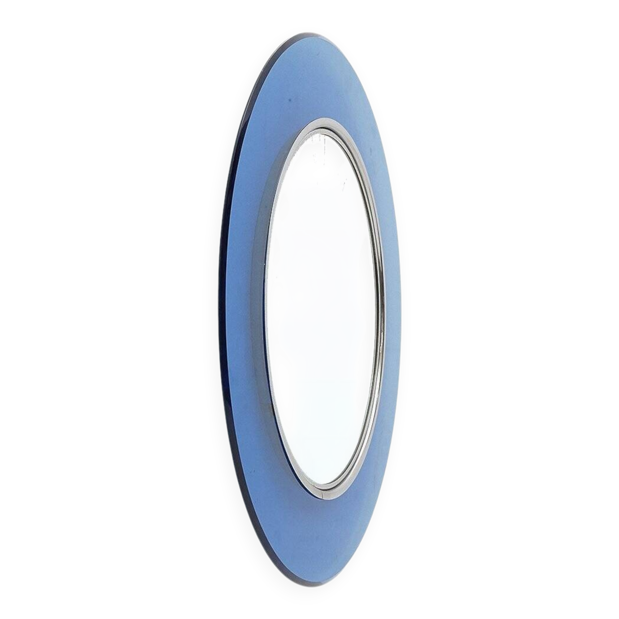 Round wall mirror by Fontana Arte, 1960s