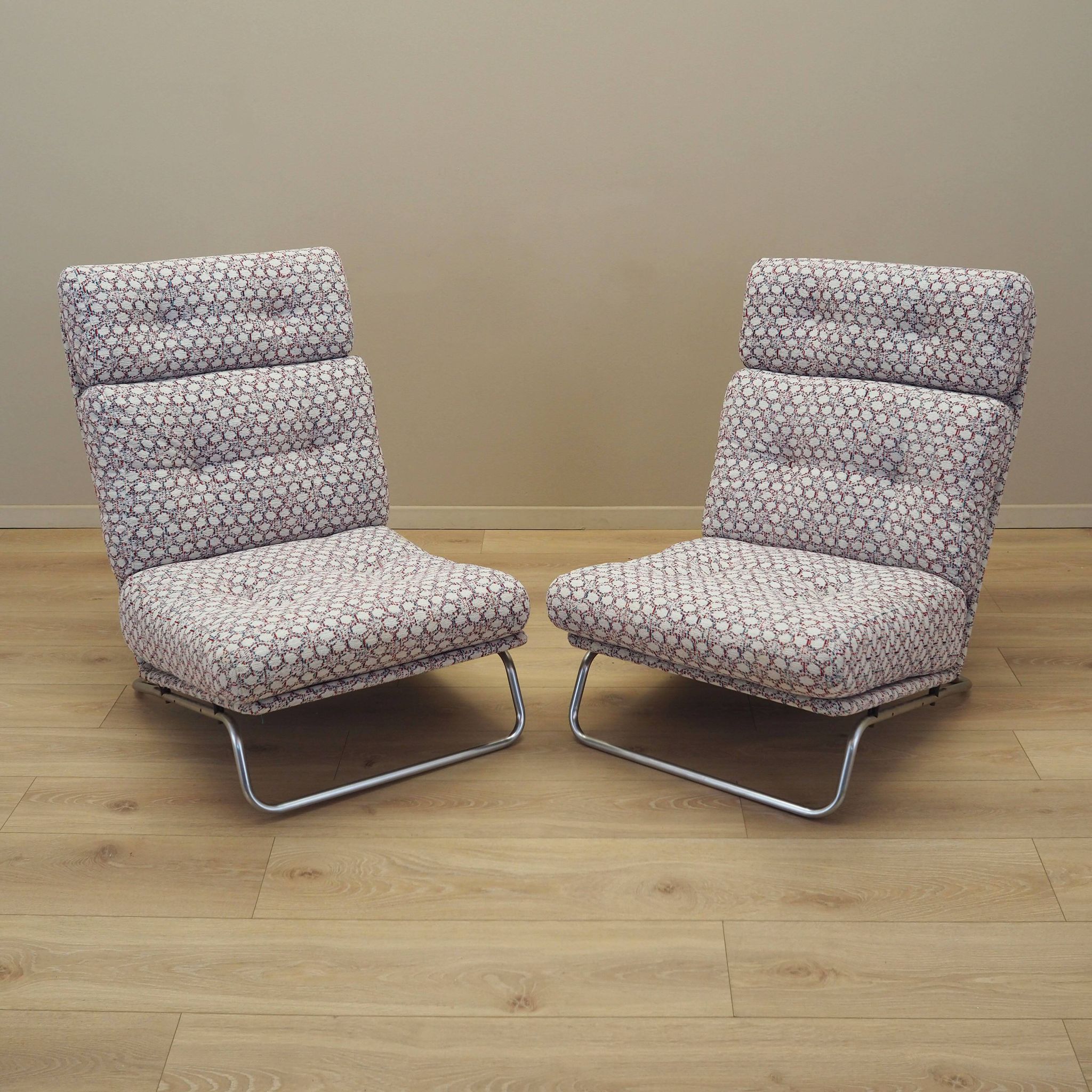 Set of lounge armchairs, Italian design, 1970s, production: Italy