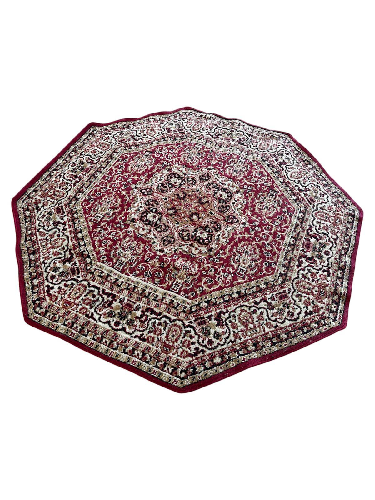 Oriental octagonal rug 190cm in diameter