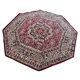 Oriental octagonal rug 190cm in diameter