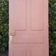 Landing door 210,3x85,6cm old molded