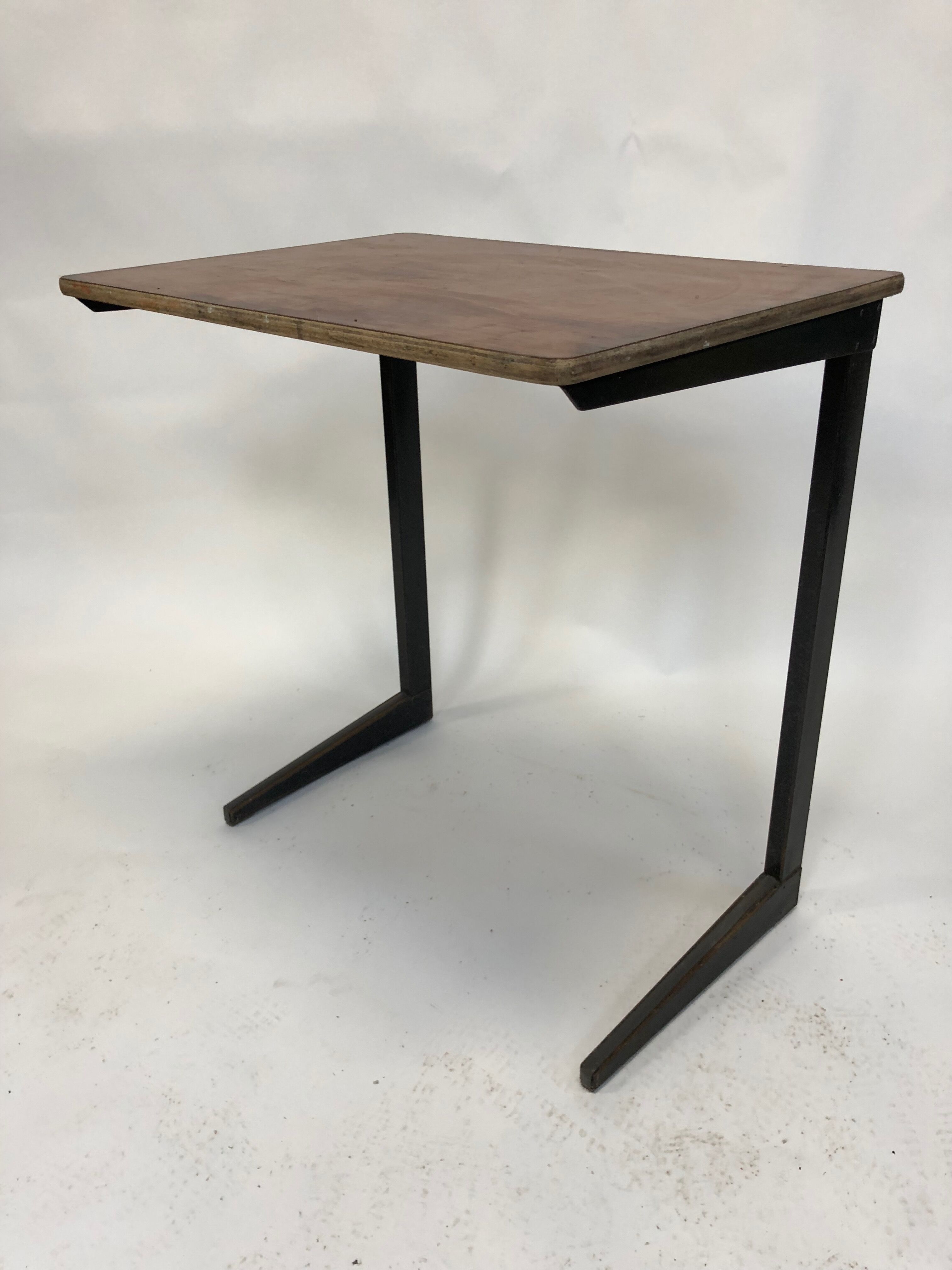 Vintage school Friso Kramer with Chair flesh compass work table