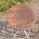 Tabourets industriels fer et bois