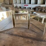Mirror barber triptych 68x27cm