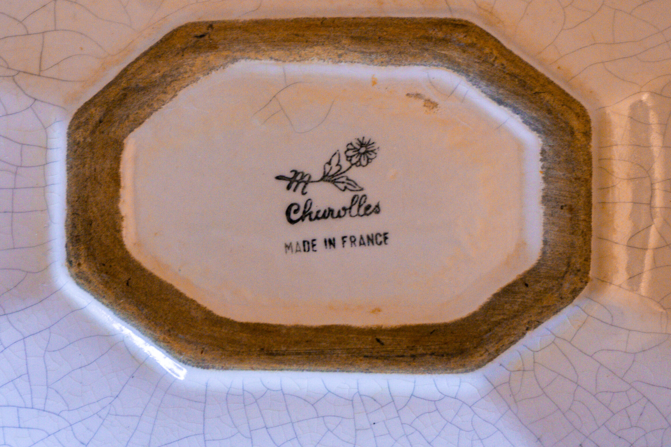 Small salad bowl in Charolles faience