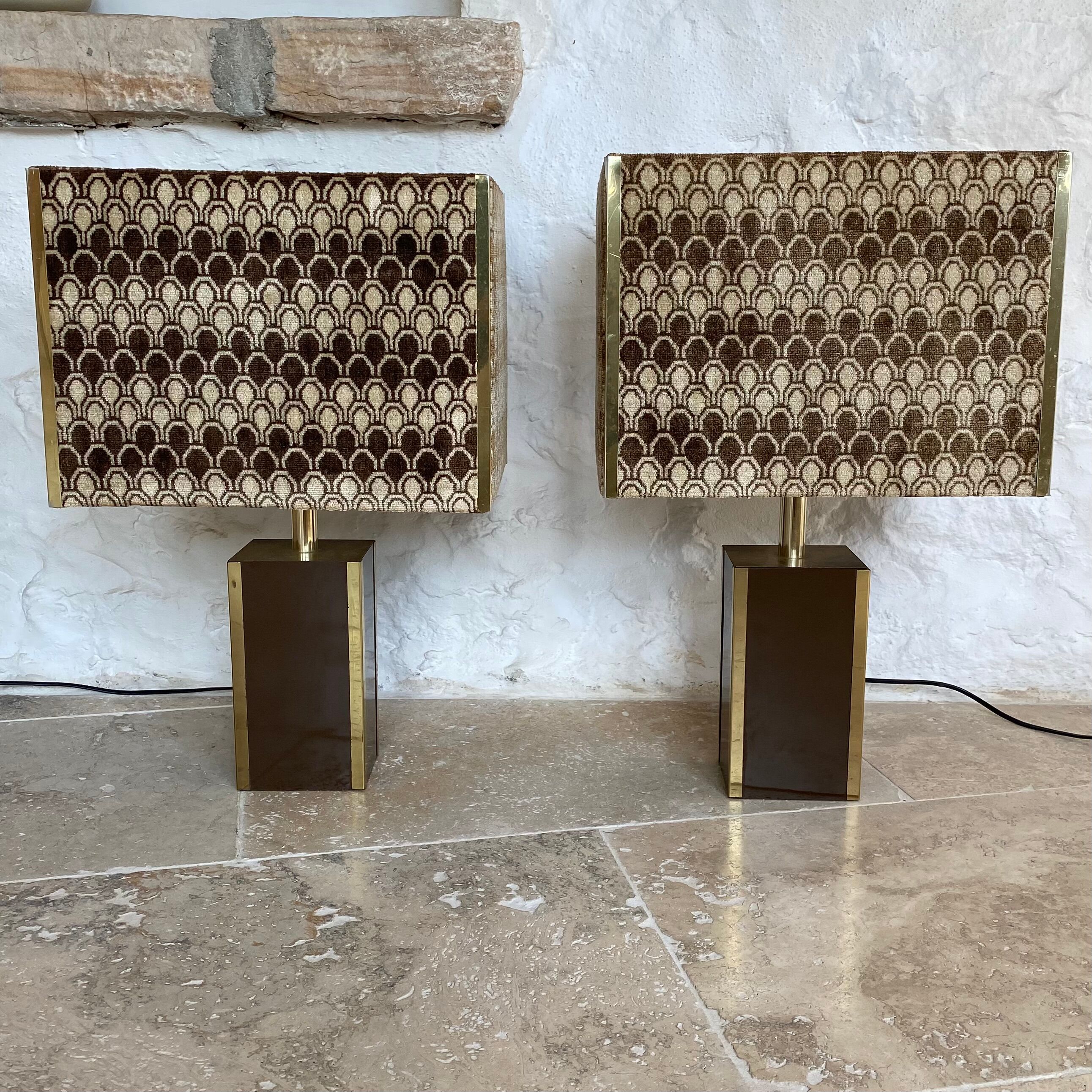 Paire de lampes 1970