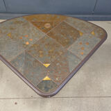 Vintage triangular Kingma style coffee table, 1970s