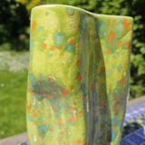 Vase mouchoir émaillé main