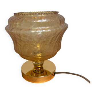 Amber table lamp