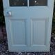 Glass door 82,8x215,3cm old translucent glazing