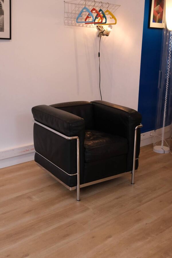 Fauteuil ''LC2'' par Lecorbusier, Charlotte Perriand pour Cassina