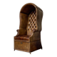 A Rare & Exceptional Deep-Buttoned Chesterfield Porter’s Chair Circa 1920’s